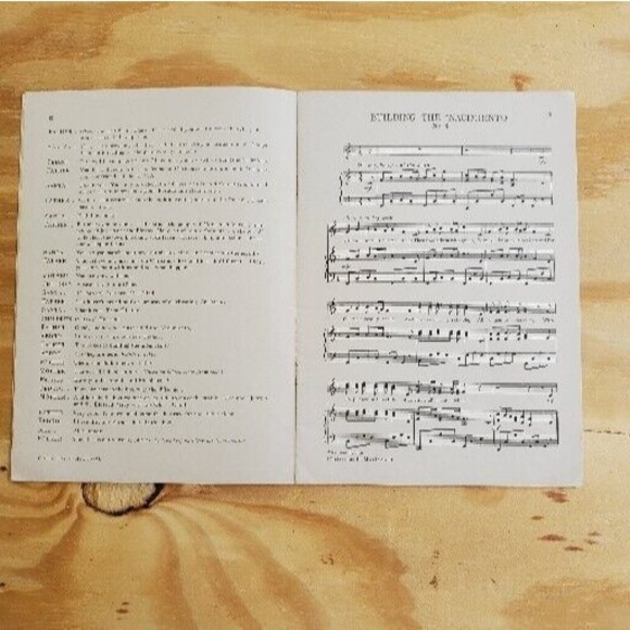 Christmas In Mexico Otis Carrington Sheet Music Vntg 1944 Good Neighbor Operetta - Picture 10 of 12